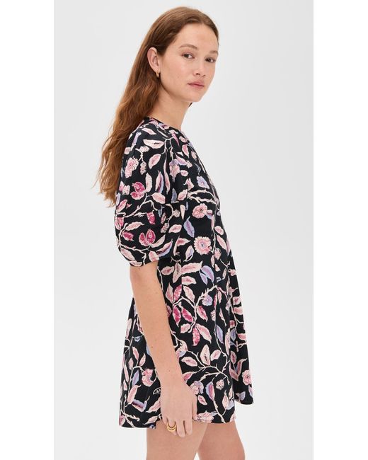 anthropologie pink mini dress Anthropologie Leifsdottir Strapless Mini Dress