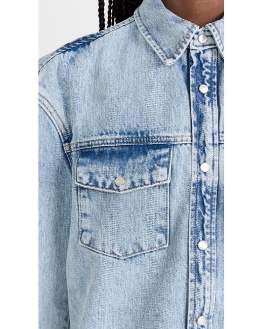 Wardrobe NYC Blue Wardrobe. Nyc Denim Jacket
