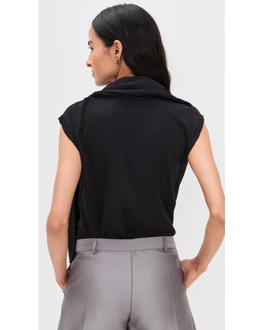 THE GARMENT Black Scarf Tee