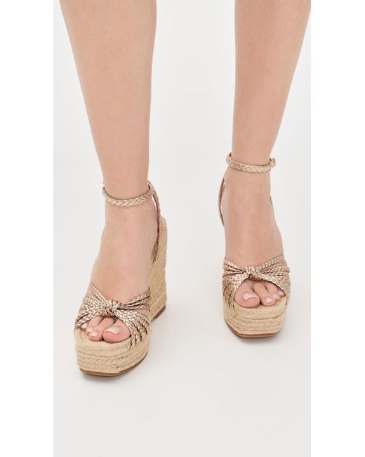 Loeffler Randall White Pamela Mignon Knot Wedges