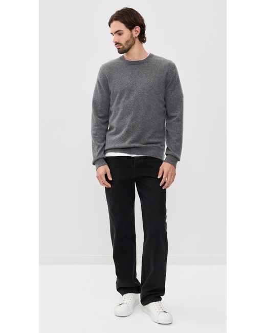 Vince Gray Cashmere Crew Neck Sweater for men
