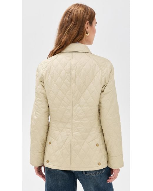 Barbour Natural Beadnell Quilt Jacket