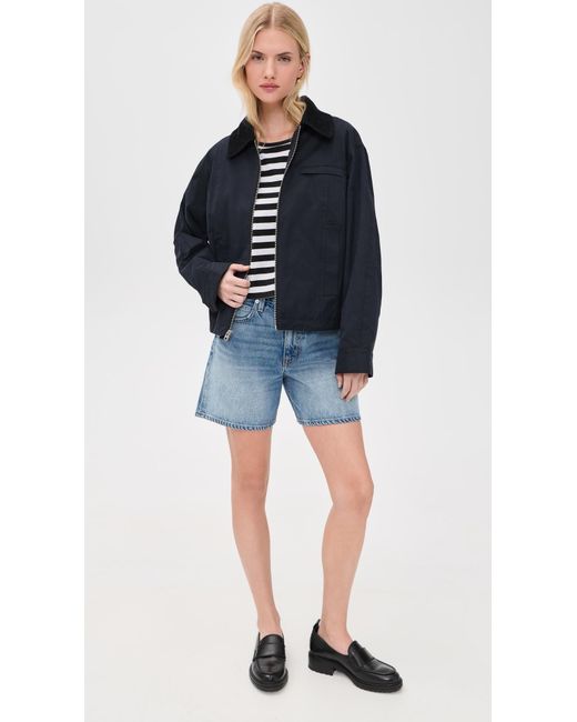 Alex Mill Black Kenzie Zip Jacket