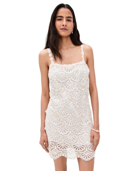 LoveShackFancy White Lamont Dress