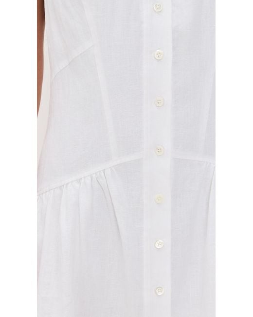 chinese dress ladies Half sleeves plaid spring summer linen dress 4953 – Xiaolizi