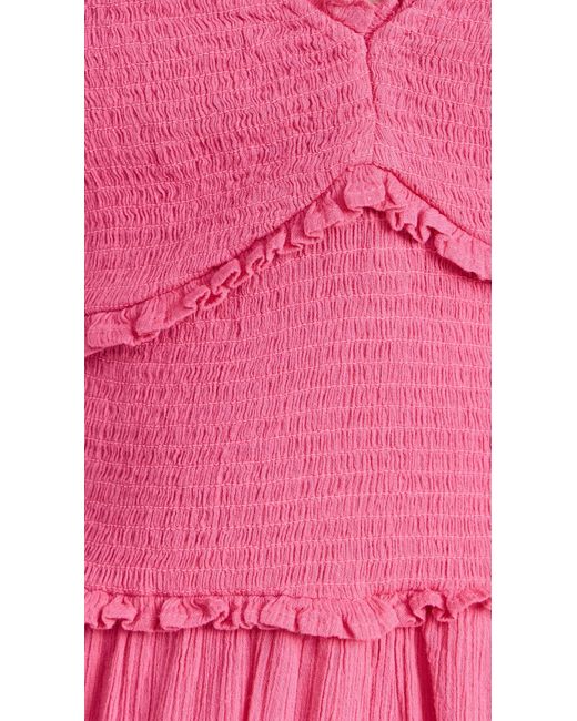 LoveShackFancy Pink Katina Dress