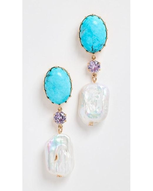 DANNIJO Blue Elphaba Earrings
