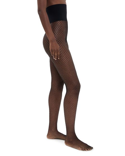Commando Black Glitter Fishnet Tights