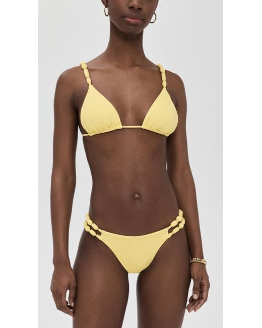 ViX Black Solid Atena Tri Paral Top