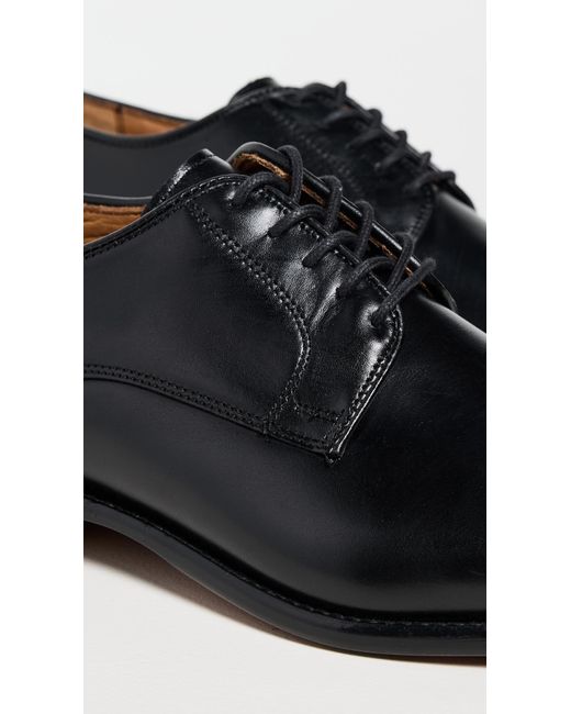 Allen Edmonds Black Smith Leather Lace Up Derbies for men