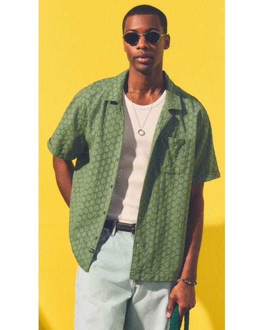 Rails Green Tyler Shirt for men