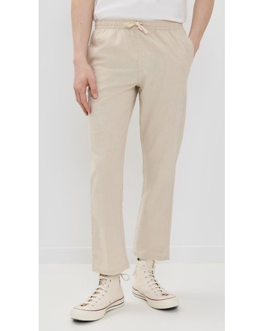 Rhythm Natural Linen Jam Pants for men