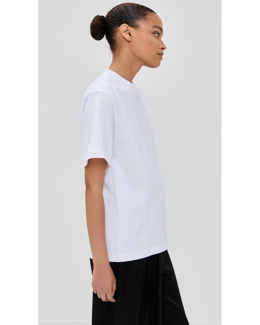 Peter Do White Creased Oversized Tee