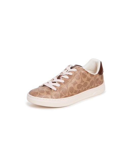 COACH Multicolor High Line Signature Coated Canvas Sneakers