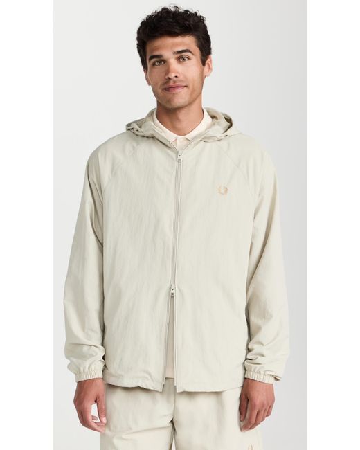 Fred Perry Natural Hooded He Jacket Ight Oyter X for men