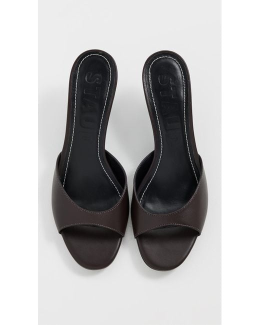 Staud Black Brigitte Mules
