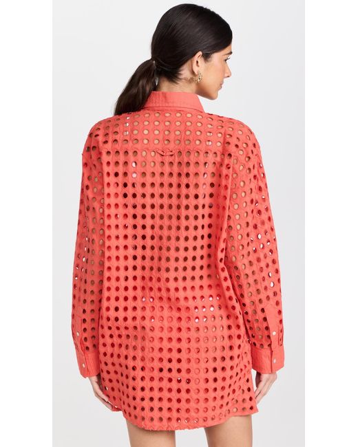 Solid & Striped Red Oid & Triped The Oxford Tunic Ava
