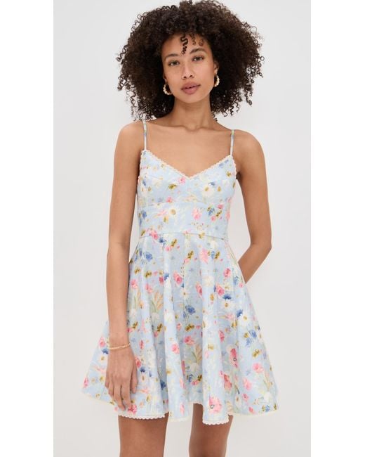 zimmermann lucky embroidered mini dress Lucky Embroidered Belted Mini Dress