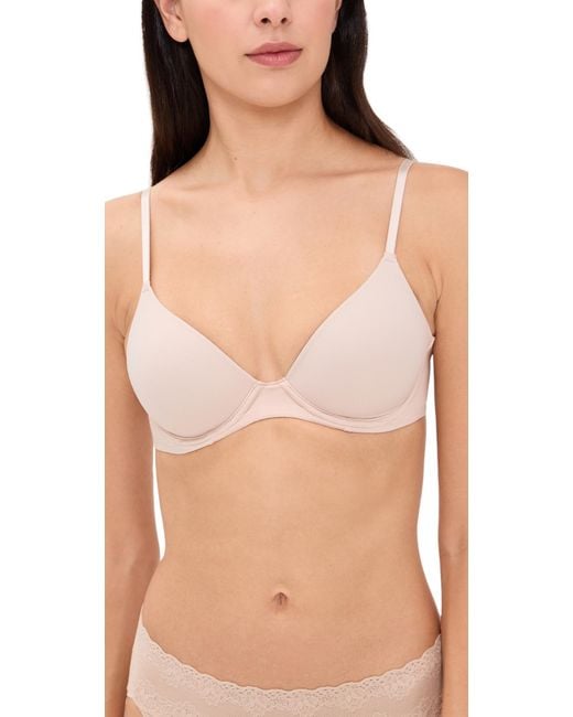 Natori Natural Soft Focus Convertible Demi T-Shirt Bra
