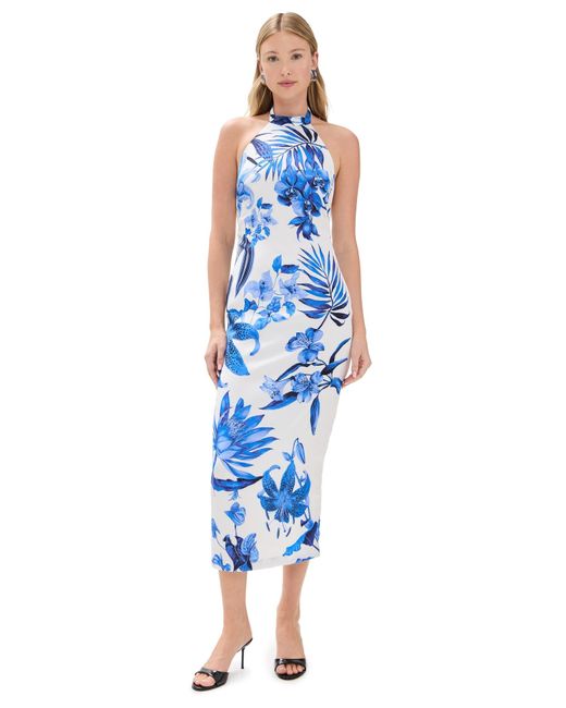 Rococo Sand Blue Midi Dress
