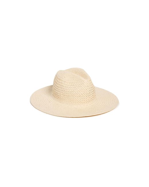 Hat Attack White Vented Luxe Packable Straw Hat
