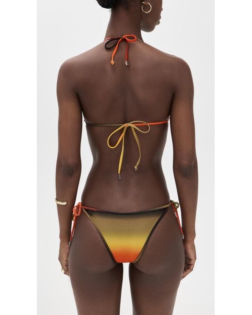 The Attico Red Bikini Set