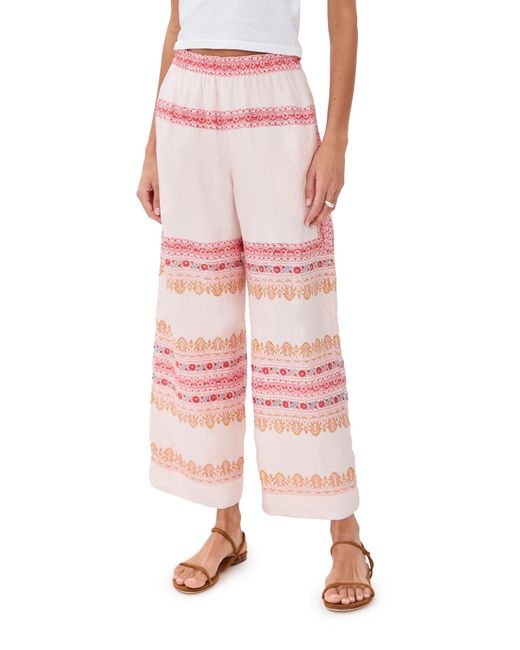 Alix Of Bohemia Pink Otto Tile Pants