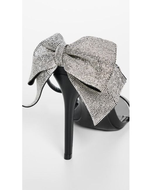 SCHUTZ SHOES Black Lyla Bow Heels