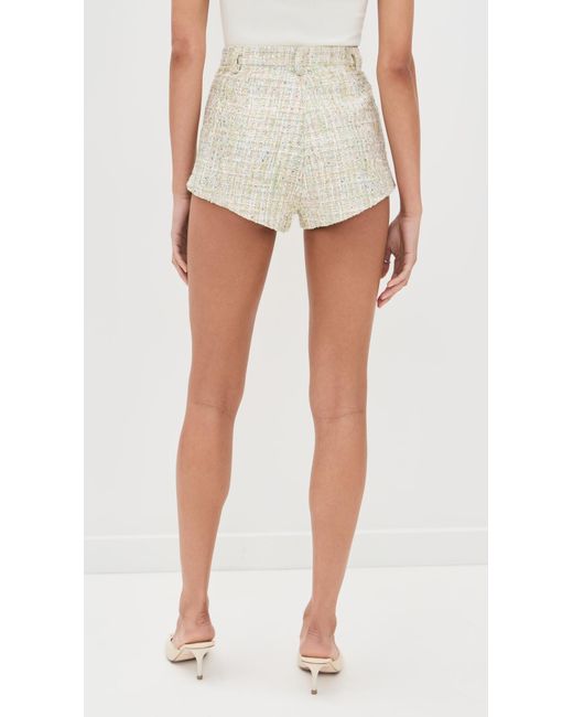 Line & Dot White Clover Shorts