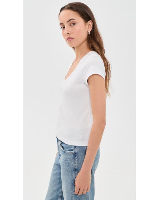 AMO White Rumi Tee