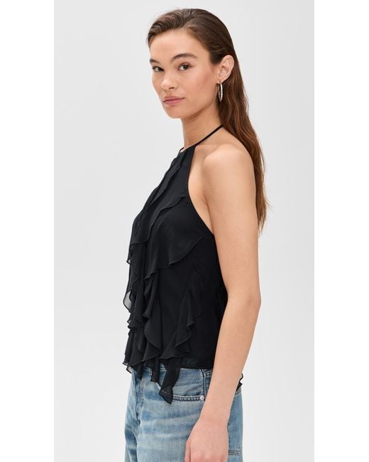 PAIGE Black Ciao Top