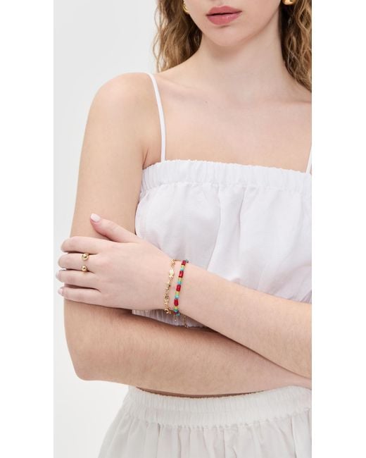 Anni Lu White Summer Stuff Bracelet