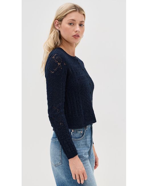 Ba&sh Blue X Suzie Kondi Gilet Sidali Cardigan