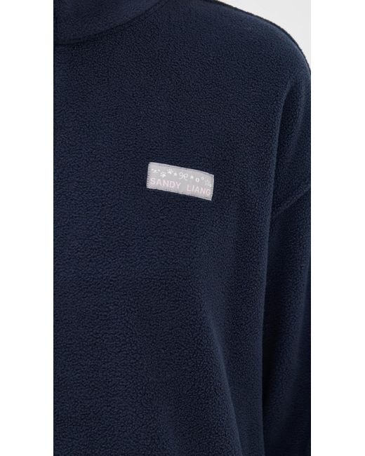 Sandy Liang Blue Ascher Pullover