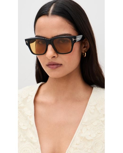 Tom Ford Black Square Sunglasses