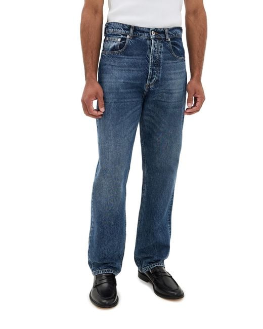 J.W. Anderson Blue 5 Pocket Straight Leg Jeans for men