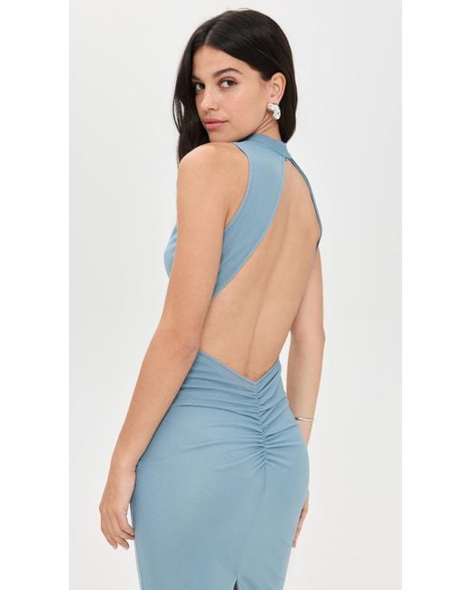 Sir Blue Ruby Open Back Gown