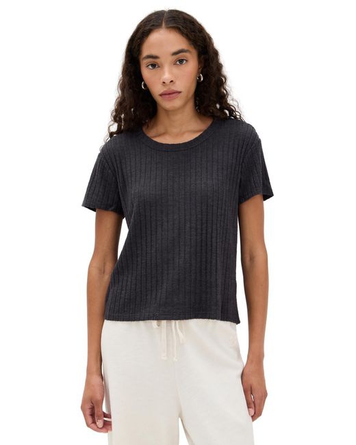 Z Supply Black Kara Rib Tee