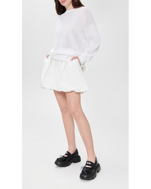 Simone Rocha Embellished Platform Ballet Brogues in Black | Lyst
