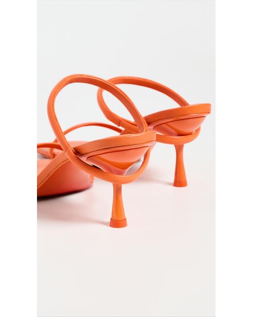 Jonathan Simkhai Orange Siren Low Sandals