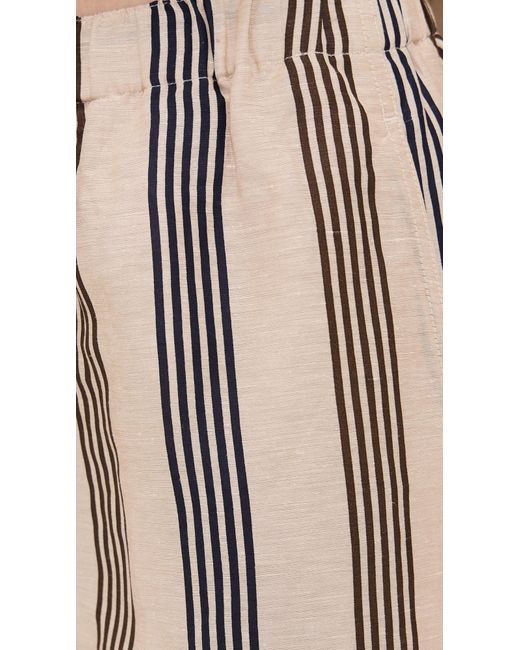 Rag & Bone Multicolor Logan Linen Beach Shorts