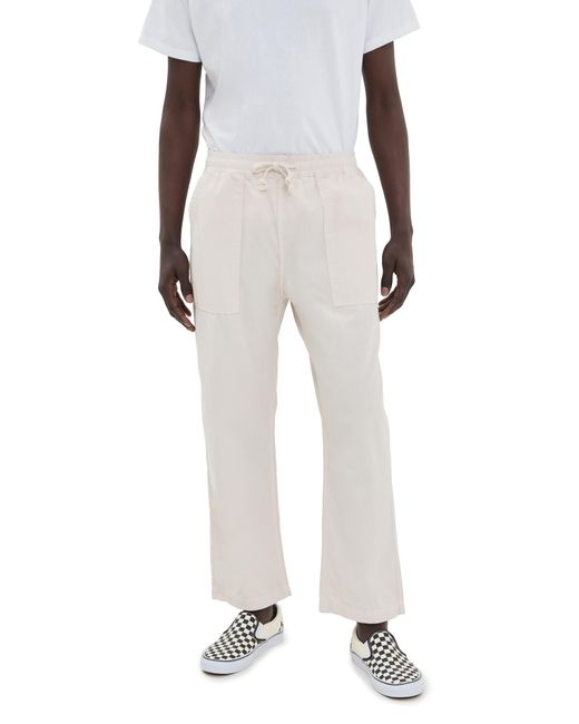Service Works White Ripstop Chef Pants for men