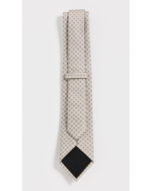 Boss White H Tie for men