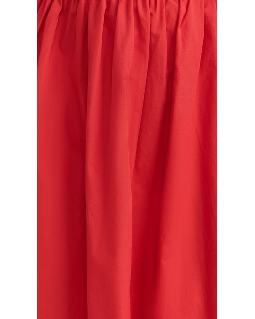 Playa Lucila Red Maxi Skirt