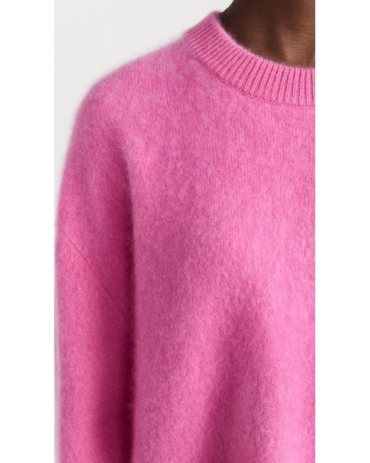 Lisa Yang Pink Natalia Cashmere Sweater