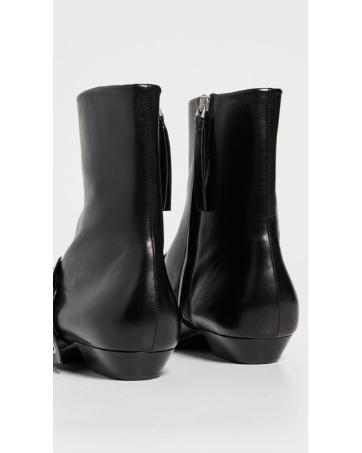 Jil Sander Black Ankle Boots