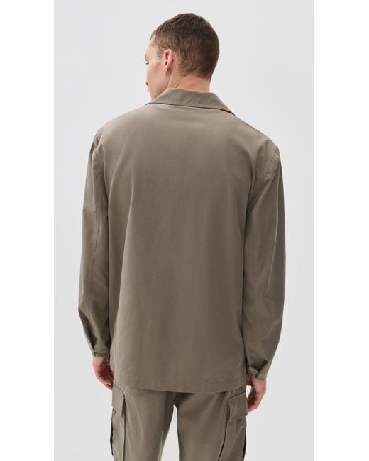 Jonathan Simkhai Brown Sean Shirt Jacket for men