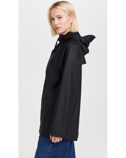 Rains Black Rain Jacket