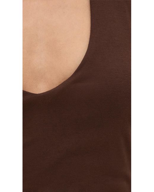 Runaway the Label Black Andie V-Neck Halter Top
