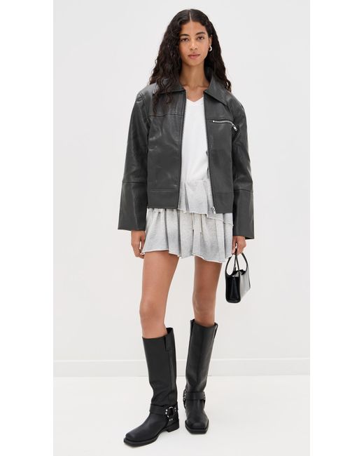 Madison The Label Black Axel Faux Leather Jacket